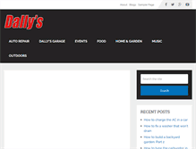 Tablet Screenshot of dallysvintagedays.com